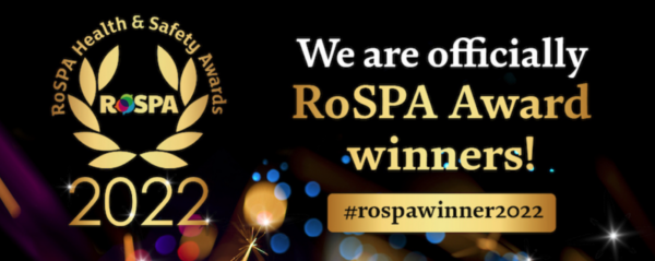RoSPA gold safety award logo