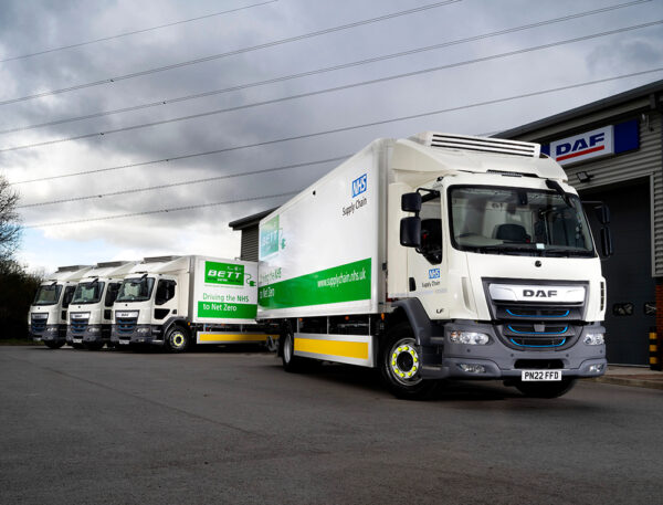 NHS Net Zero electric trucks Unipart