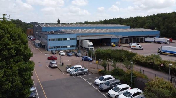 NHS Supply Chain Maidstone drone image