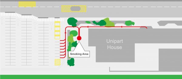 map showing where to smoke