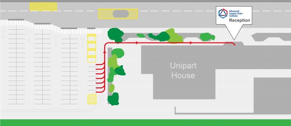 map showing reception