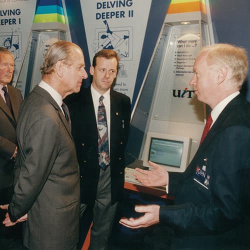 1995 – Duke of Edinburgh visits Unipart House