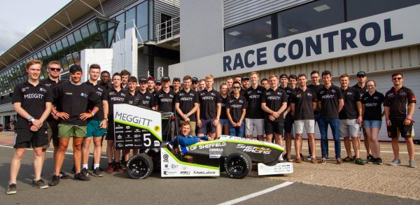 All the students involved in the Formula Racing initiative