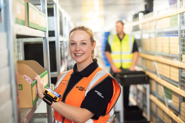 Employee in the Crewe Service Centre of Unipart Rail, who achieved a five star safety accreditation for occupational health.