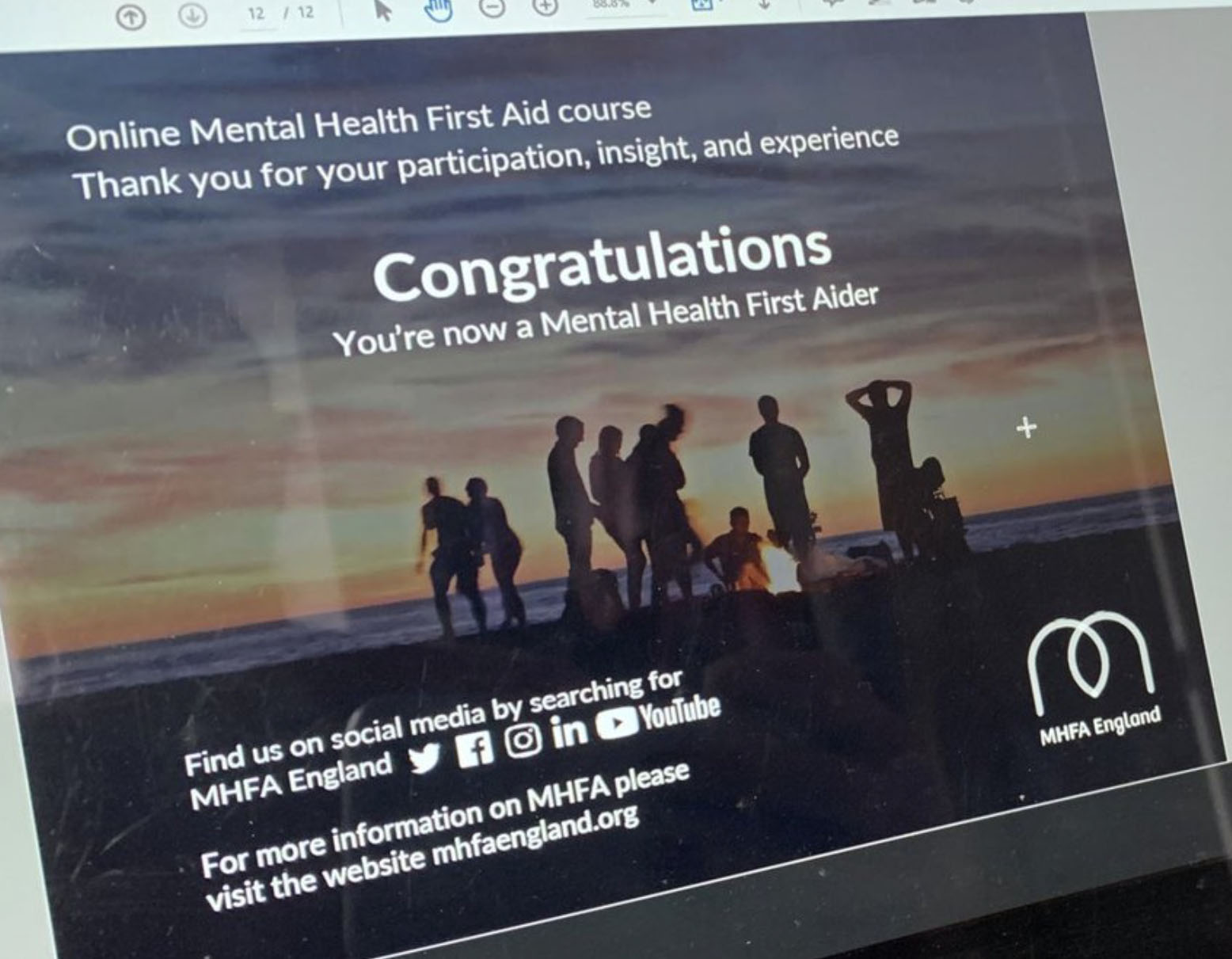 Mental health first aiders