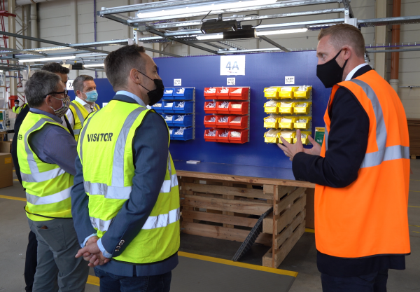 Prenetics CEO EMEA Avi Lasarow visits the new test fulfilment operations