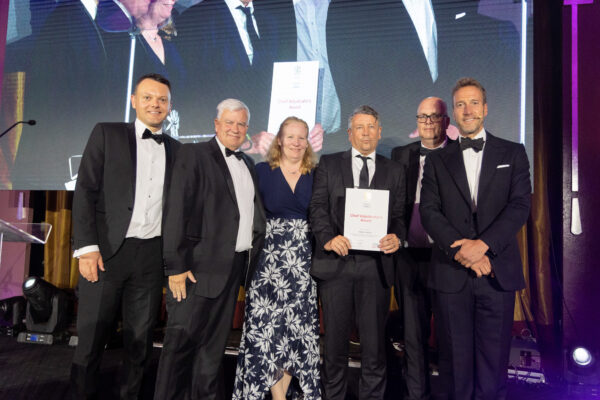 Unipart representatives collect award for scoring as the safest organisation in the world