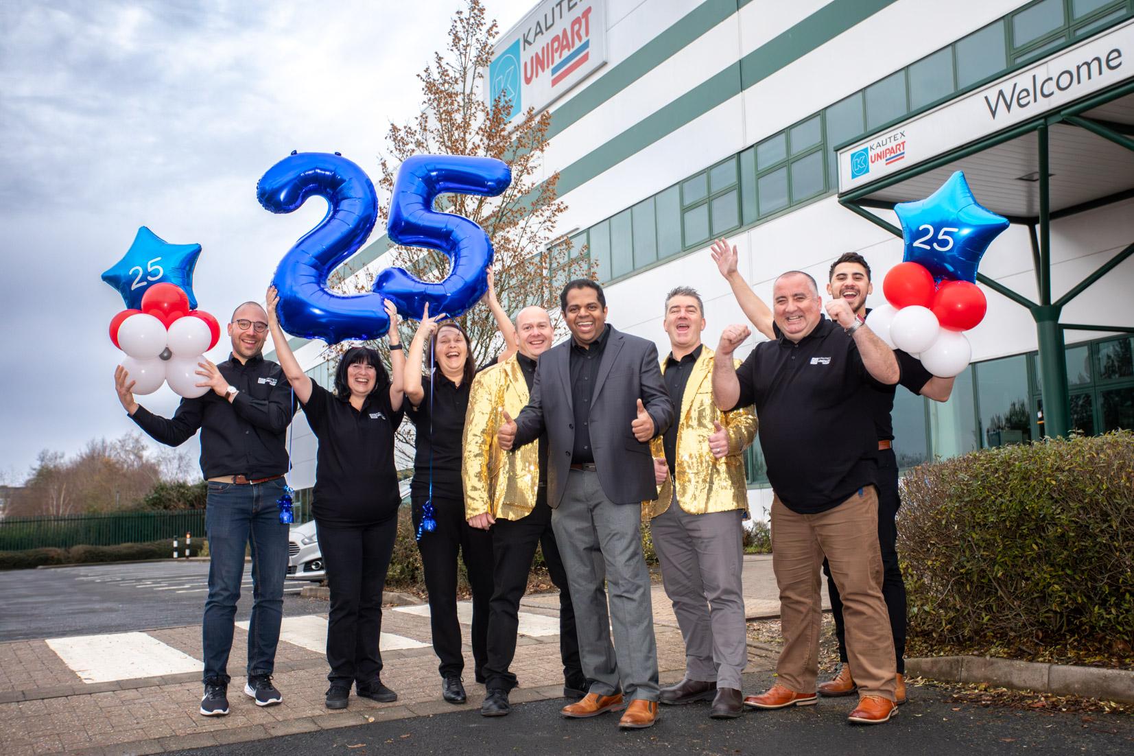 Kautex Unipart fuels 25th birthday celebration with production