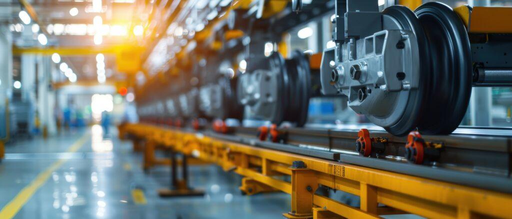 Efficient Transportation of Car Wheels on Conveyor System
