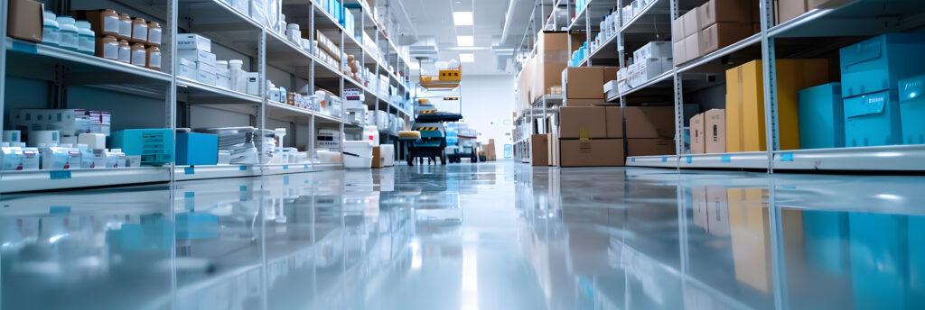 Efficient healthcare supply chain management ensures timely delivery of medical supplies and medications.