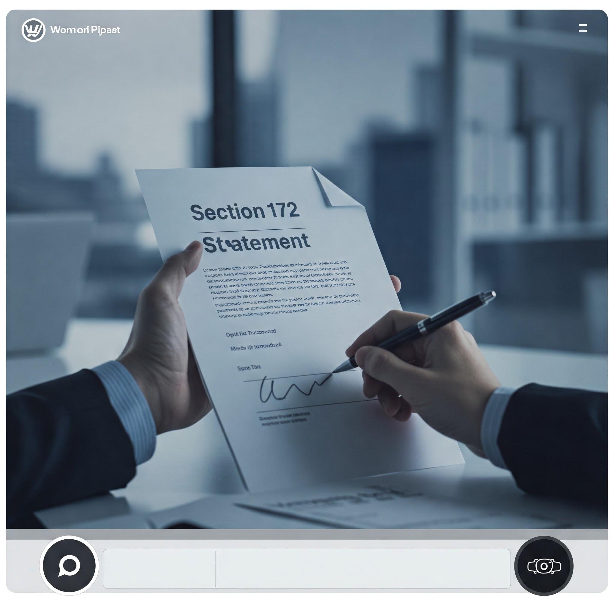 Section 172 Statement