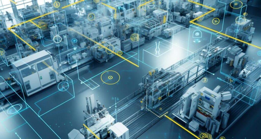 Logistics hub being connected by supply chain enhancement