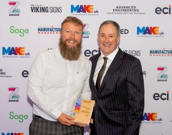 Hyperbat wins Make UK Health, Safety & Wellbeing Award