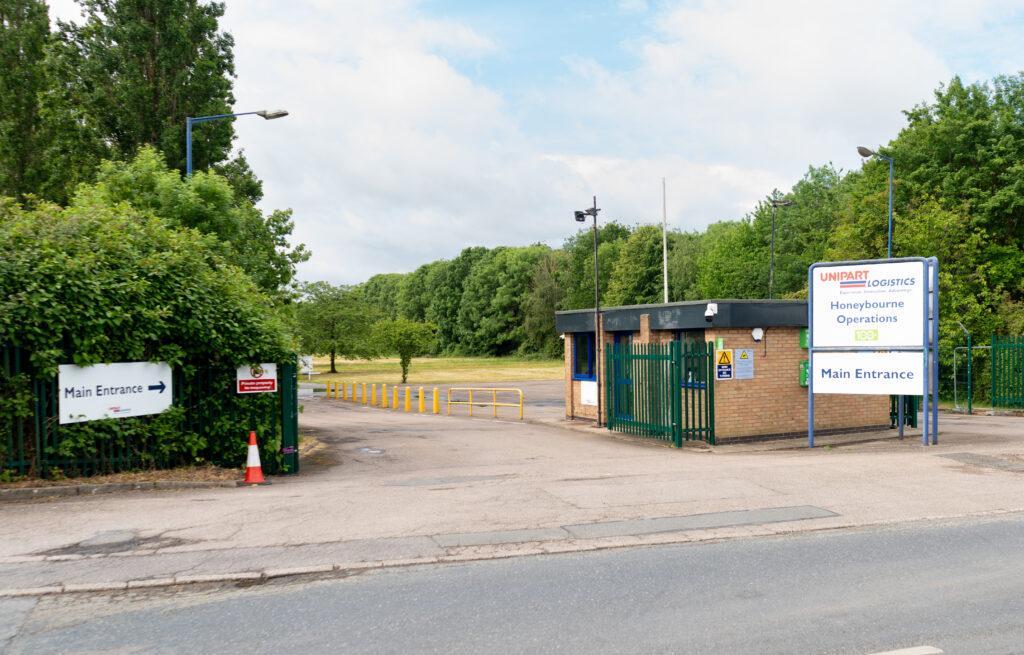 Honeybourne warehouse entrance