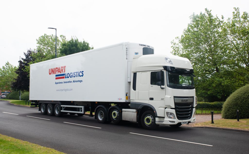 Unipart vehicle for global freight