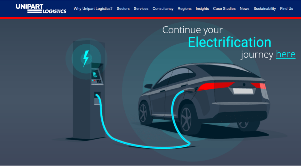 electrification webpage screenshot